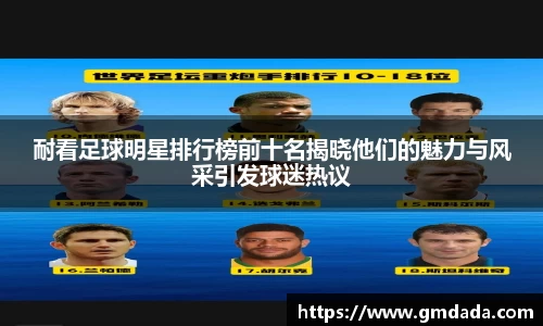 耐看足球明星排行榜前十名揭晓他们的魅力与风采引发球迷热议
